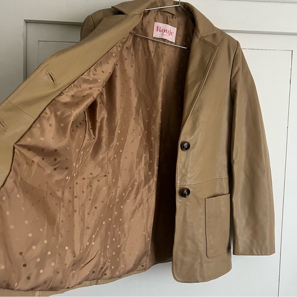 Rouje Jaubert Jacket - Camel Lamb Leather - Picture 6 of 11